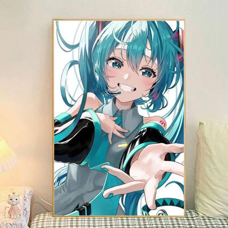 Anime-Themed Illustrated Canvas Art Print Stornfield