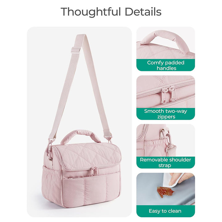 Elegant cosmetic bag with practical carrying handle Stornfield