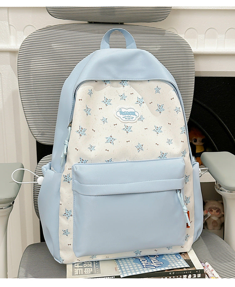 Playful Floral Print Backpack Stornfield
