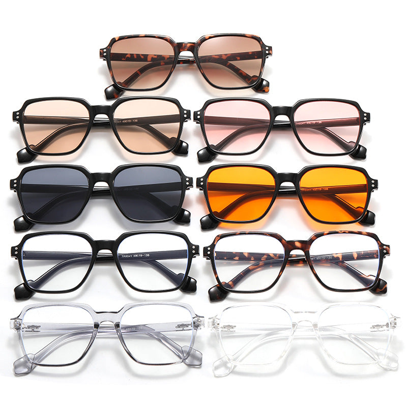 Women square glasses with transparent frame and stylish design Stornfield