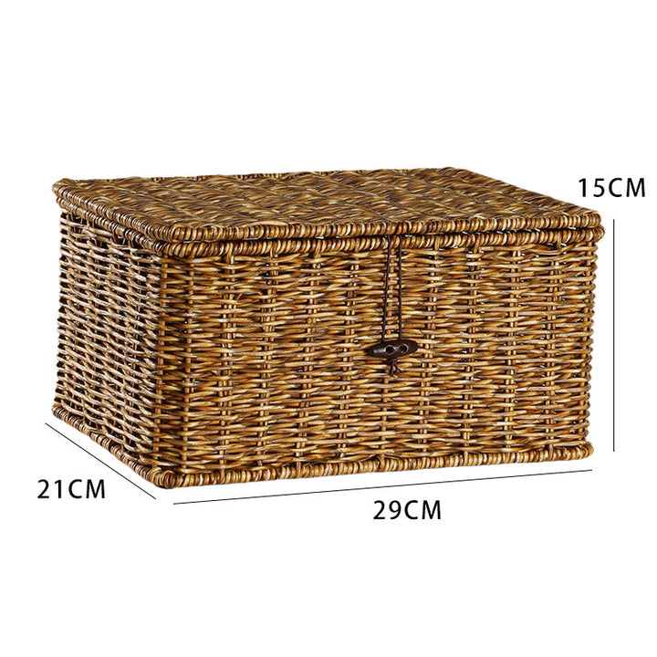 Handcrafted Wicker Storage Chest Stornfield