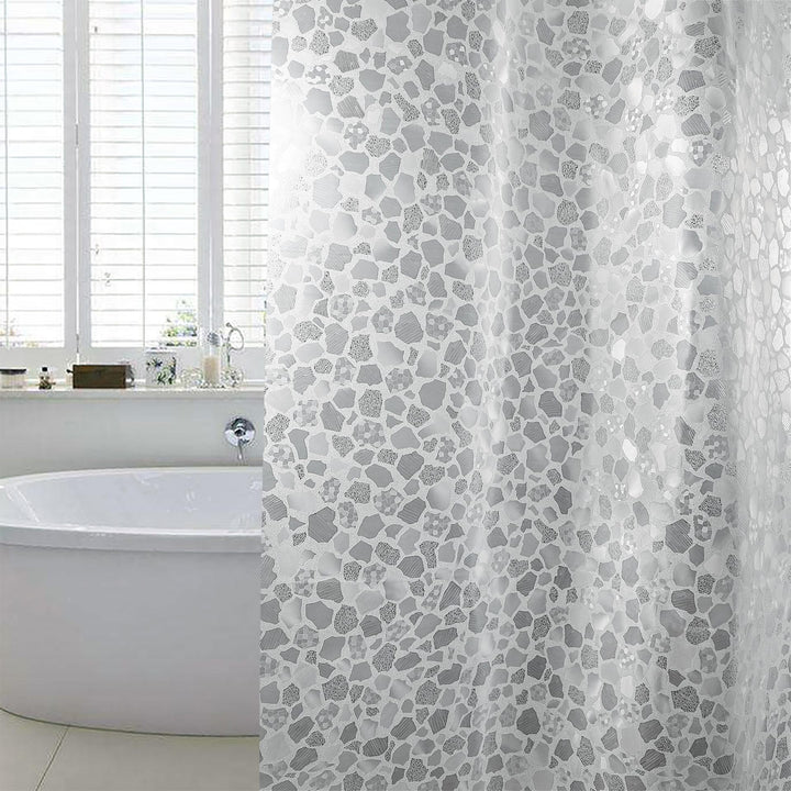 Waterproof Textured Shower Curtain Stornfield