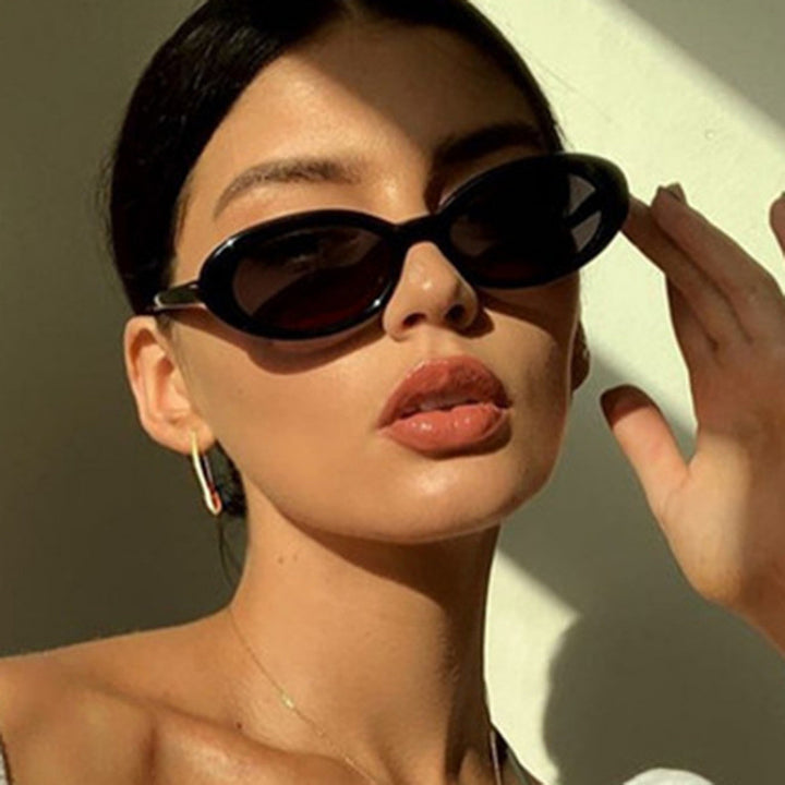 Women's Cat-Eye Sunglasses with Transparent Frame and Gradient Lenses Stornfield