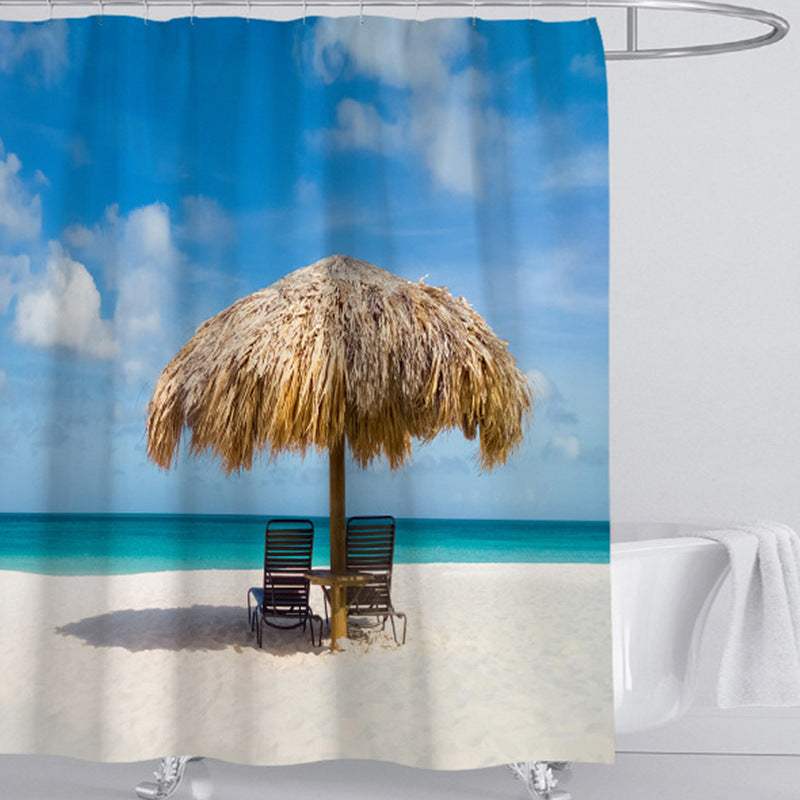 Beach-Themed Shower Curtain Stornfield