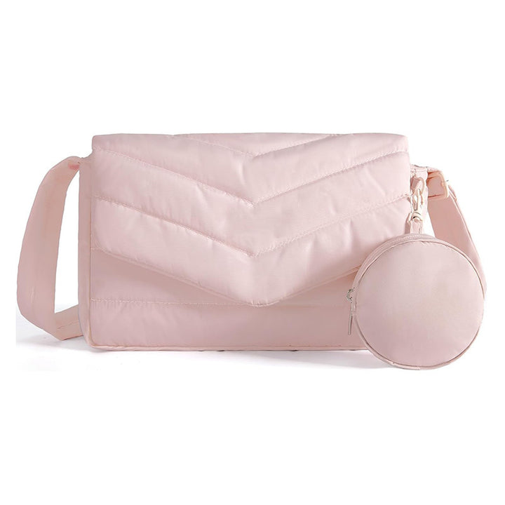 Multifunctional shoulder bag with removable cosmetic pouch Stornfield