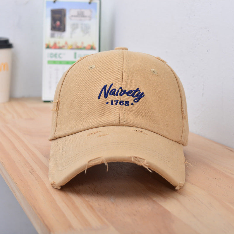 Men's Distressed Vintage Cotton Baseball Cap Stornfield