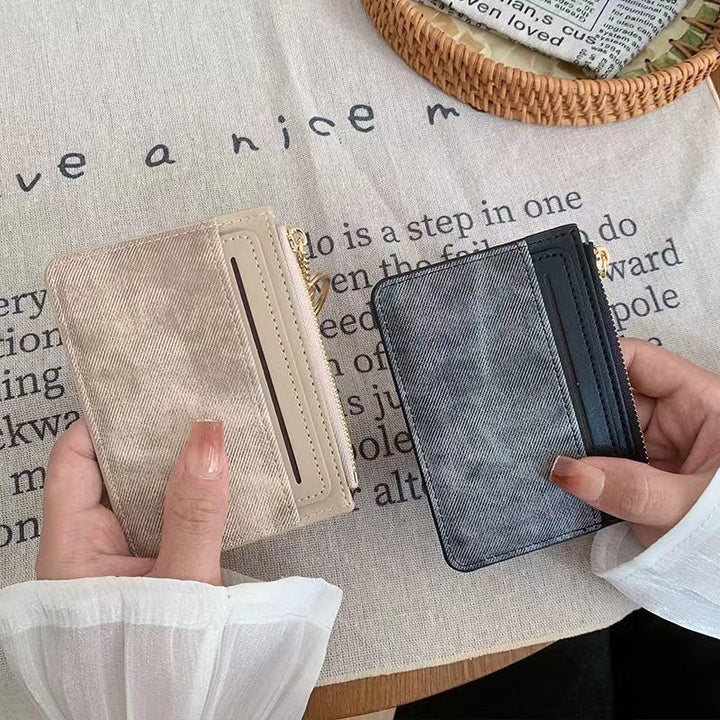 Multi-Pocket Zippered Cardholder Wallet