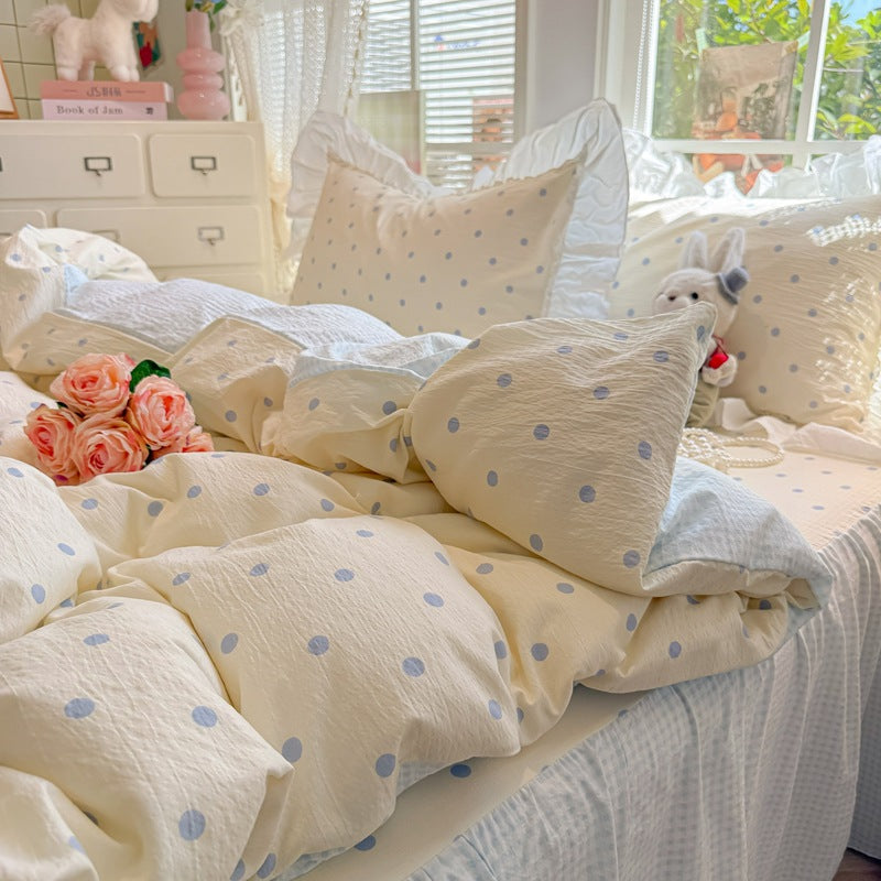 Soft Cotton Patchwork Quilt Set
