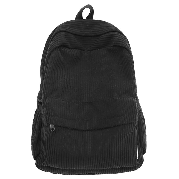 Corduroy Textured School Backpack Stornfield