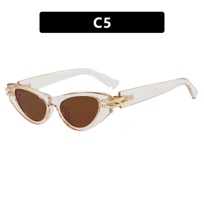 Ladies Cat-Eye Sunglasses with Luxurious Accents Stornfield