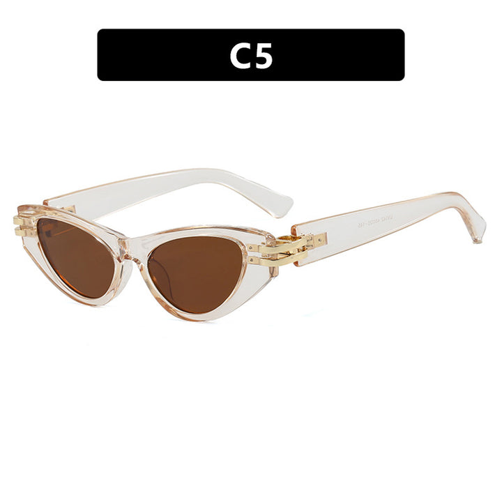 Ladies Cat-Eye Sunglasses with Luxurious Accents Stornfield
