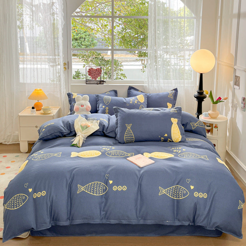 Floral Printed Duvet Cover Set