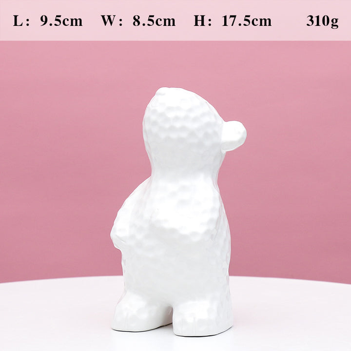 Decorative Ceramic Bear Figurine Stornfeild