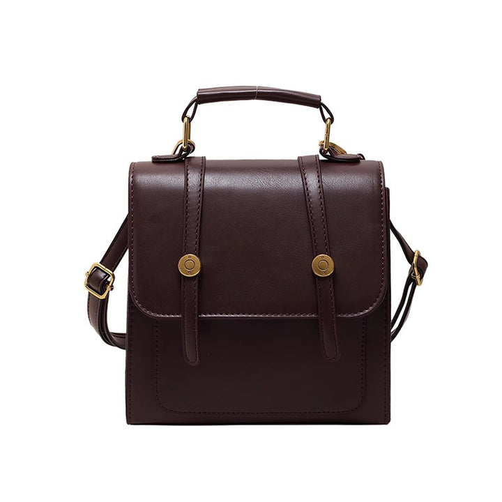 Textured Vegan Leather Satchel Stornfield