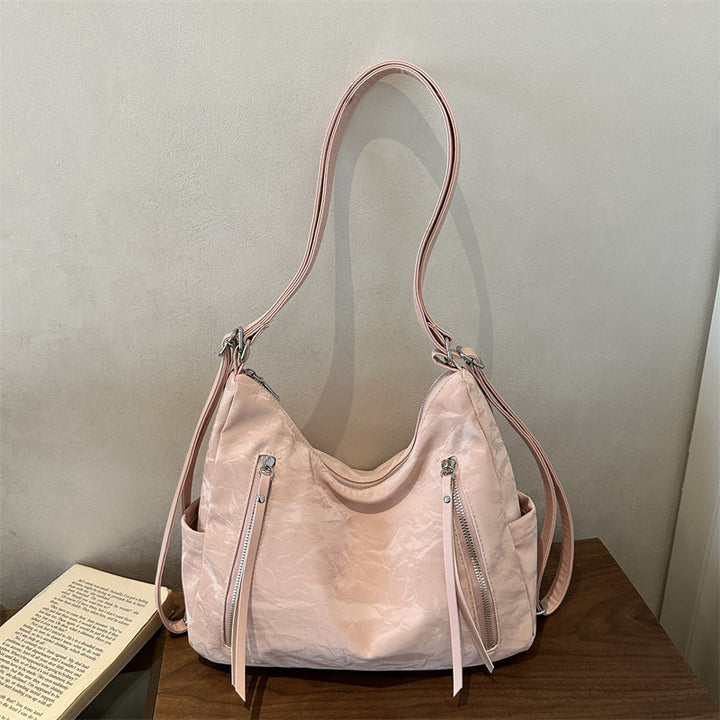 Versatile Textured Hobo Bag