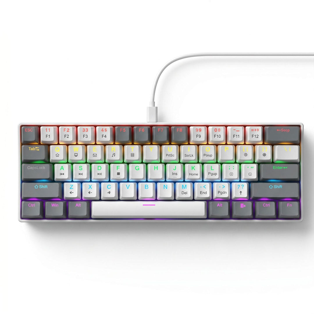 Compact Wired RGB Mechanical Gaming Keyboard Stornfield