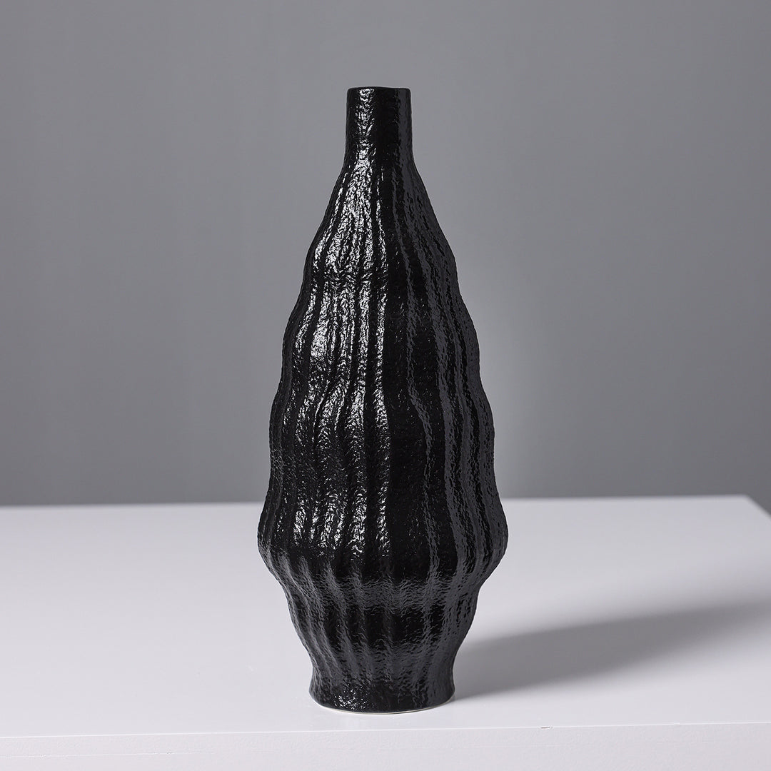 Textured Ceramic Decorative Vase