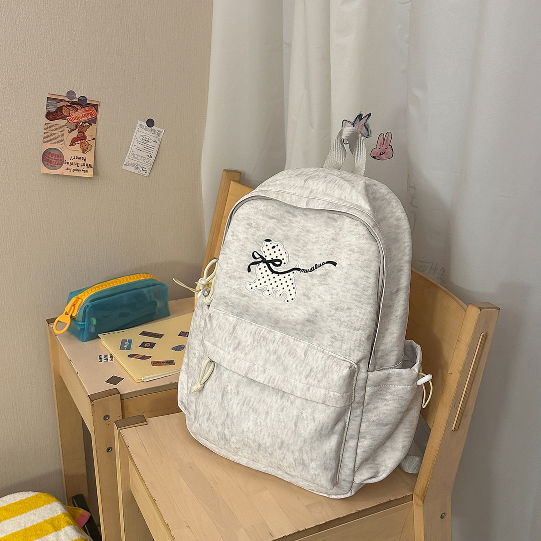 Playful Cartoon Dog-Themed Backpack Stornfield