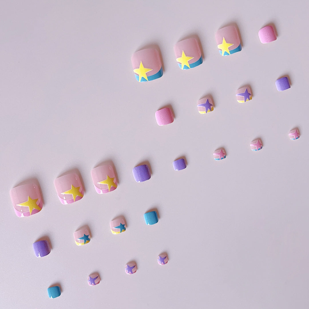 Nail art set with vibrant colors and creative designs Stornfield