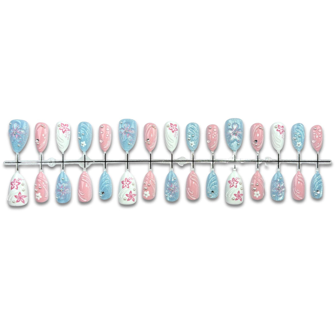 Decorative Press-On Nail Art Set 1790745645