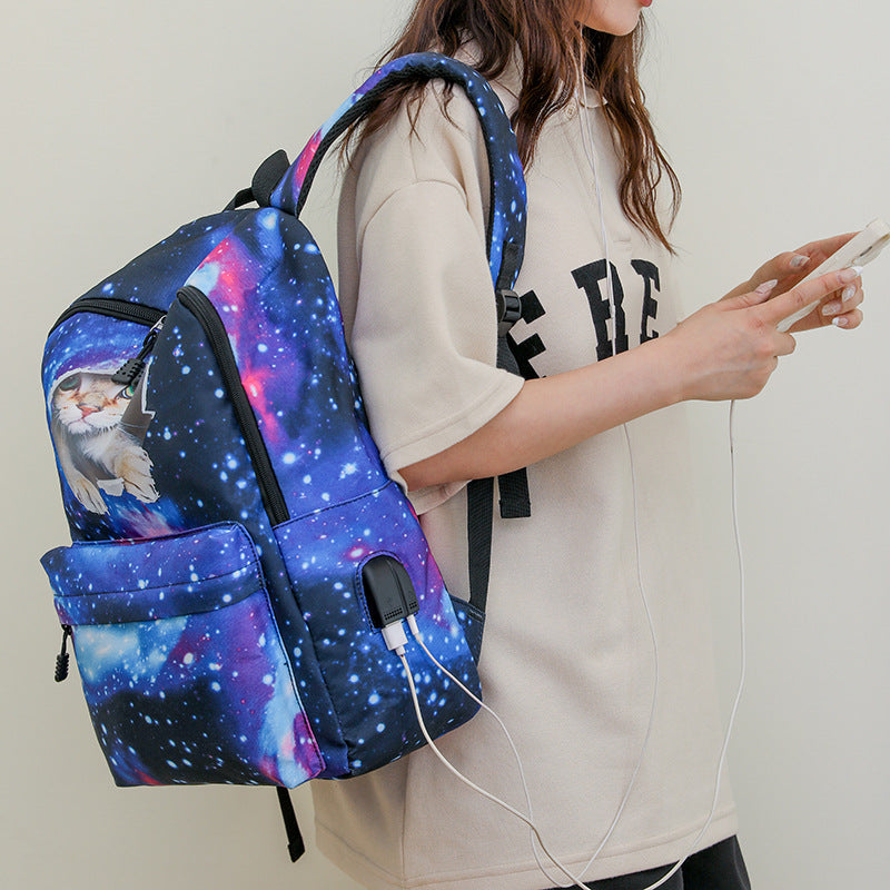 Cat-Themed Adventure Backpack Stornfield