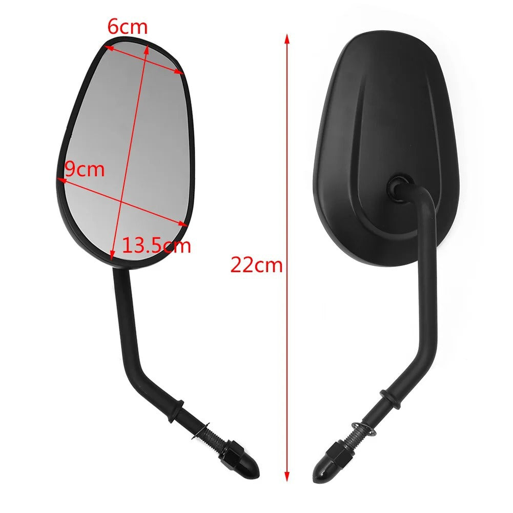 Adjustable Motorcycle Rearview Mirror with High-Quality Chrome Finish Stornfield