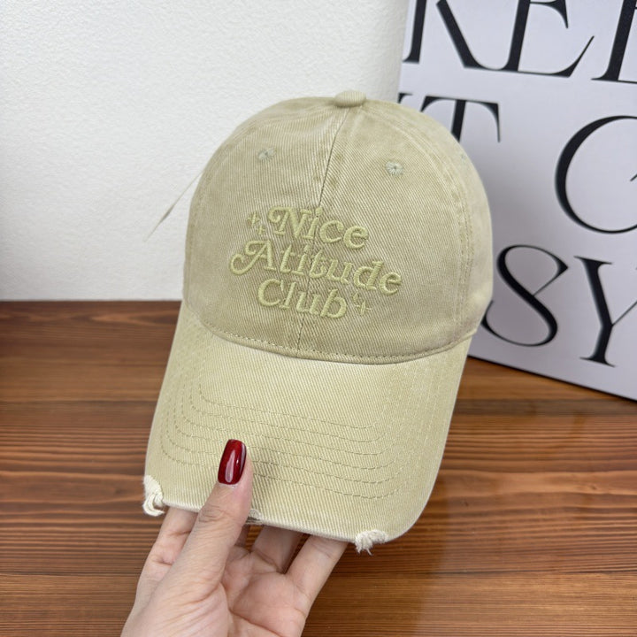 Men's Distressed Cotton Baseball Cap Stornfield 1784270476