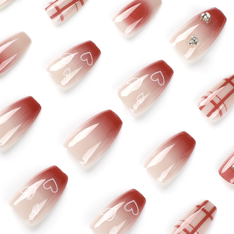 Elegant Nail Art with Glitter Accents Stornfield