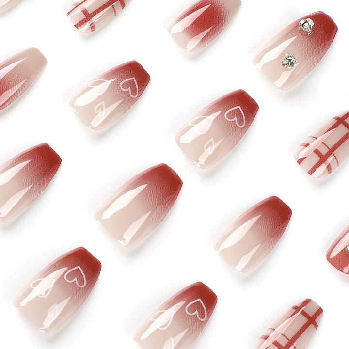 Elegant Nail Art with Glitter Accents Stornfield