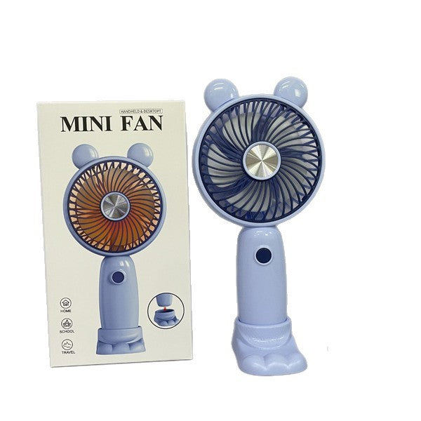 Unisex Portable Handheld Fan with LED Lighting and Creative Design Stornfield