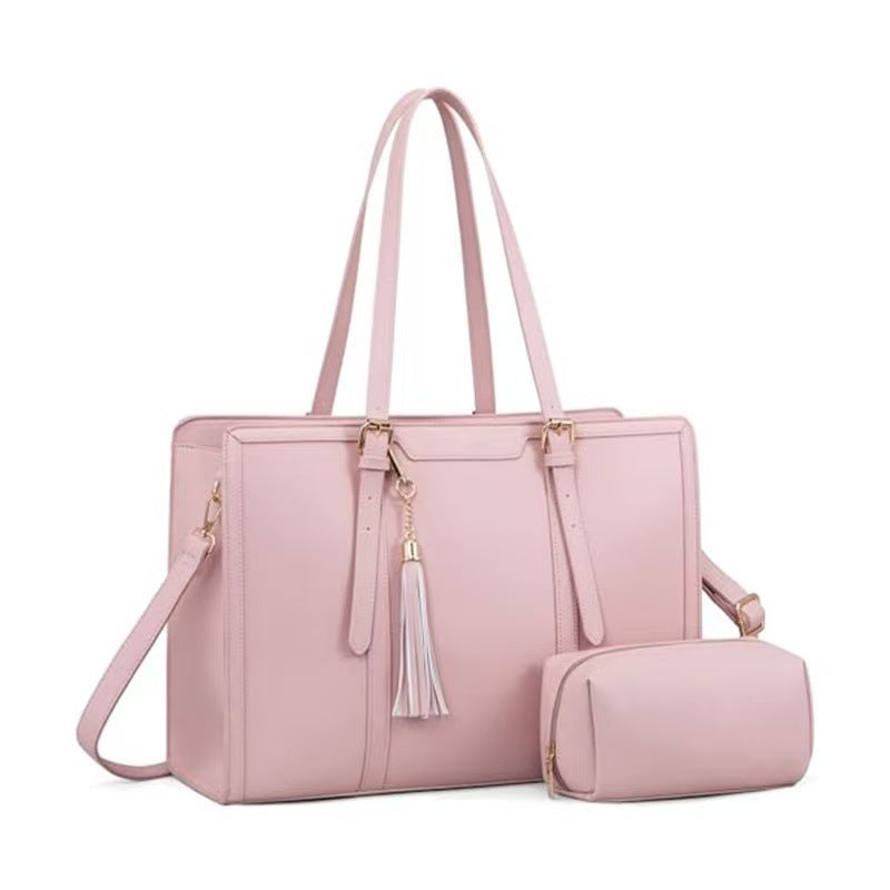 Elegant and Spacious Handbag with Removable Cosmetic Pouch Stornfield