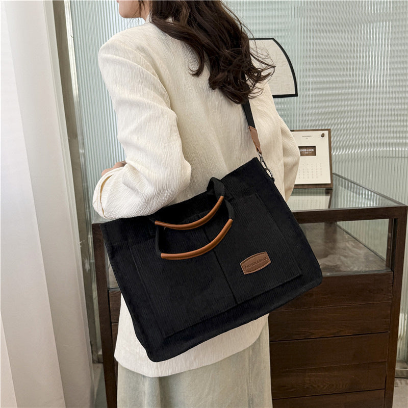 Versatile Corduroy Utility Tote Stornfield