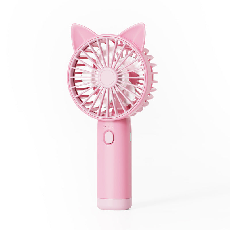 Women's Portable Cat Ears Handheld Fan Stornfield