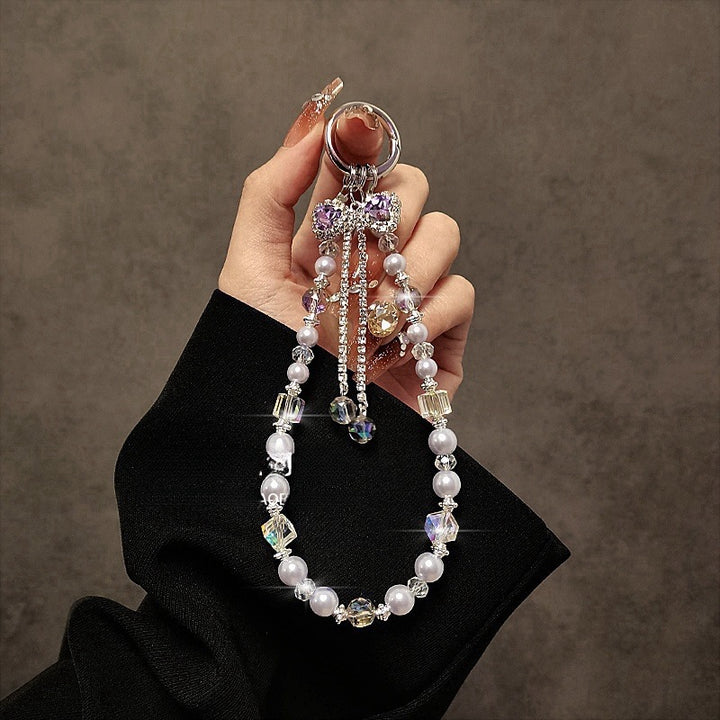 Elegant Multi-String Beaded Keychain Stornfield