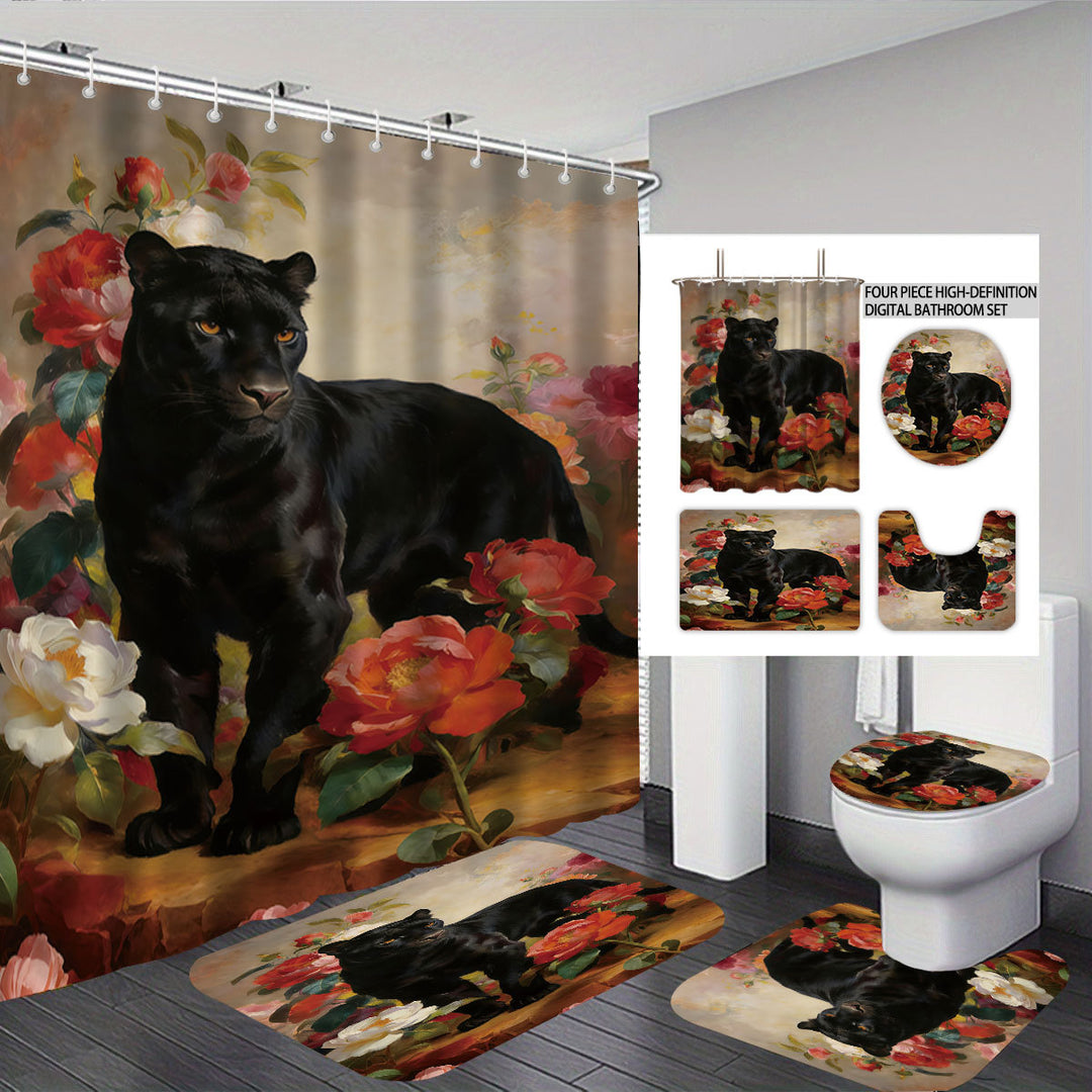 Autumn Leaves Digital Bathroom Set Stornfield