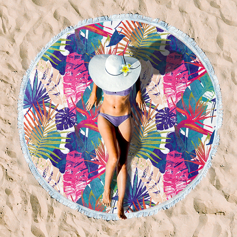 Rundstrand towel with unique sunset design Stornfield