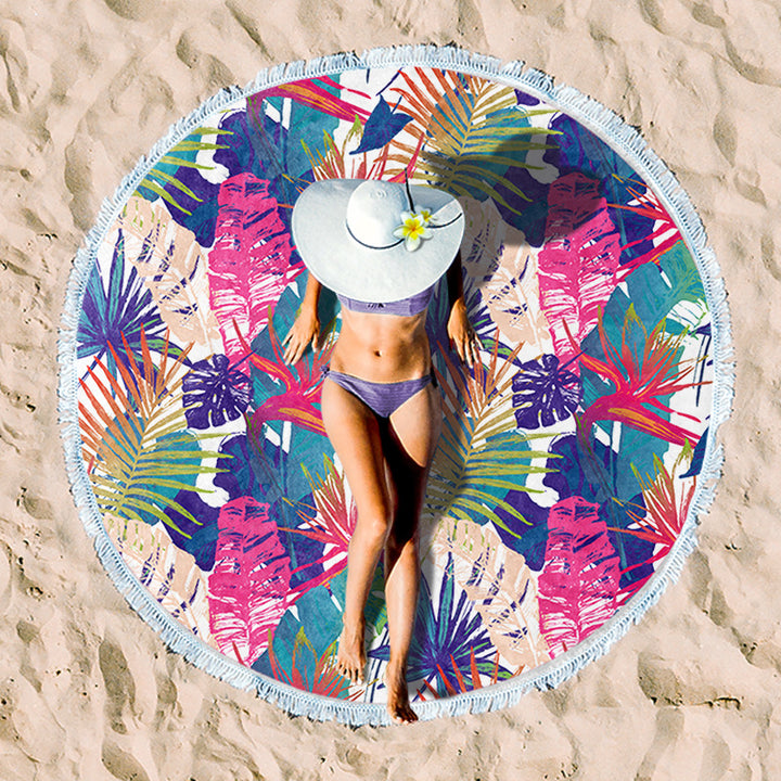 Rundstrand towel with unique sunset design Stornfield