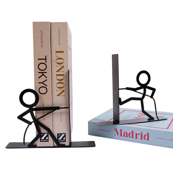 Fun Stick Figure Bookends
