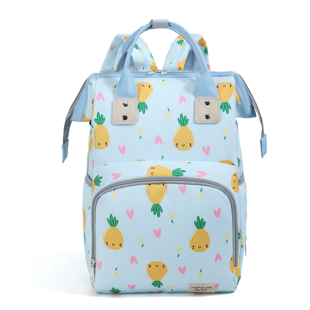 Playful Pineapple Print Diaper Backpack Stornfield
