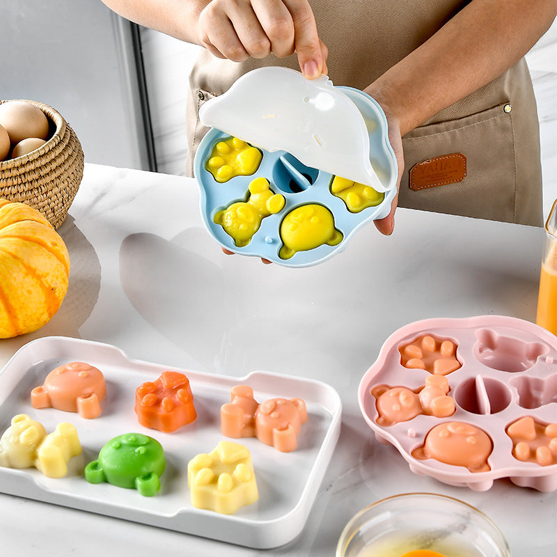Silicone ice cube mold with animal motifs Stornfield