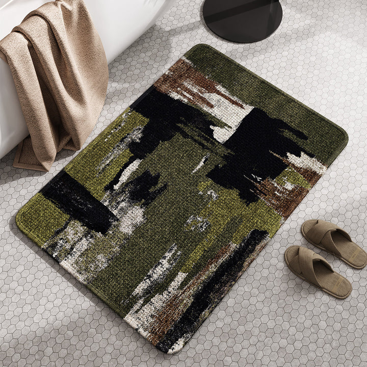Natural Fiber Absorbent Bathroom Mat