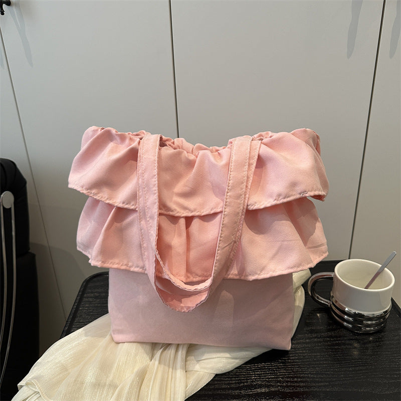 Chic Ruffled Tote Bag Stornfield