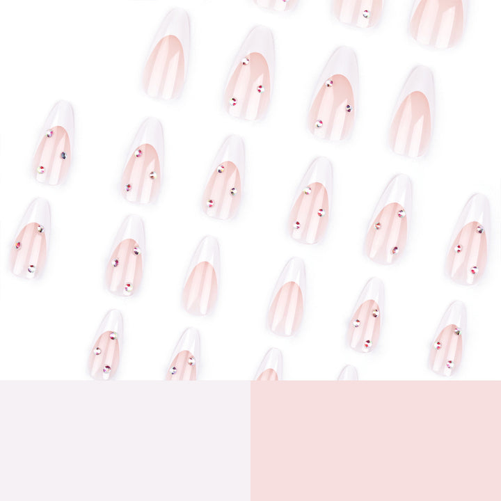 Artistic stiletto nails with elegant glitter design Stornfield