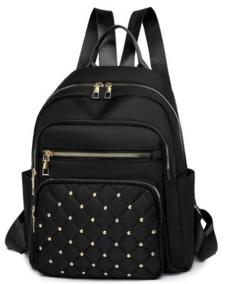 Women's Quilted Backpack with Decorative Studs Stornfield
