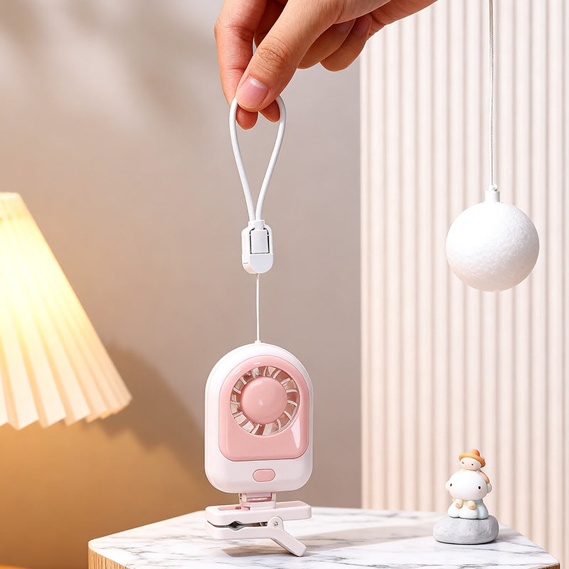 Women's Portable Clip Fan with USB Charging Option and Outstanding Flexibility Stornfield