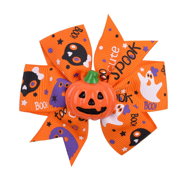 Halloween-Themed Hair Bow Clip Stornfield