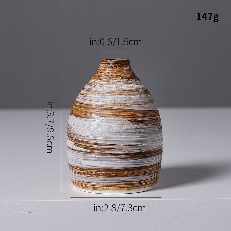 Artistic Spiral Design Ceramic Vase Stornfeild
