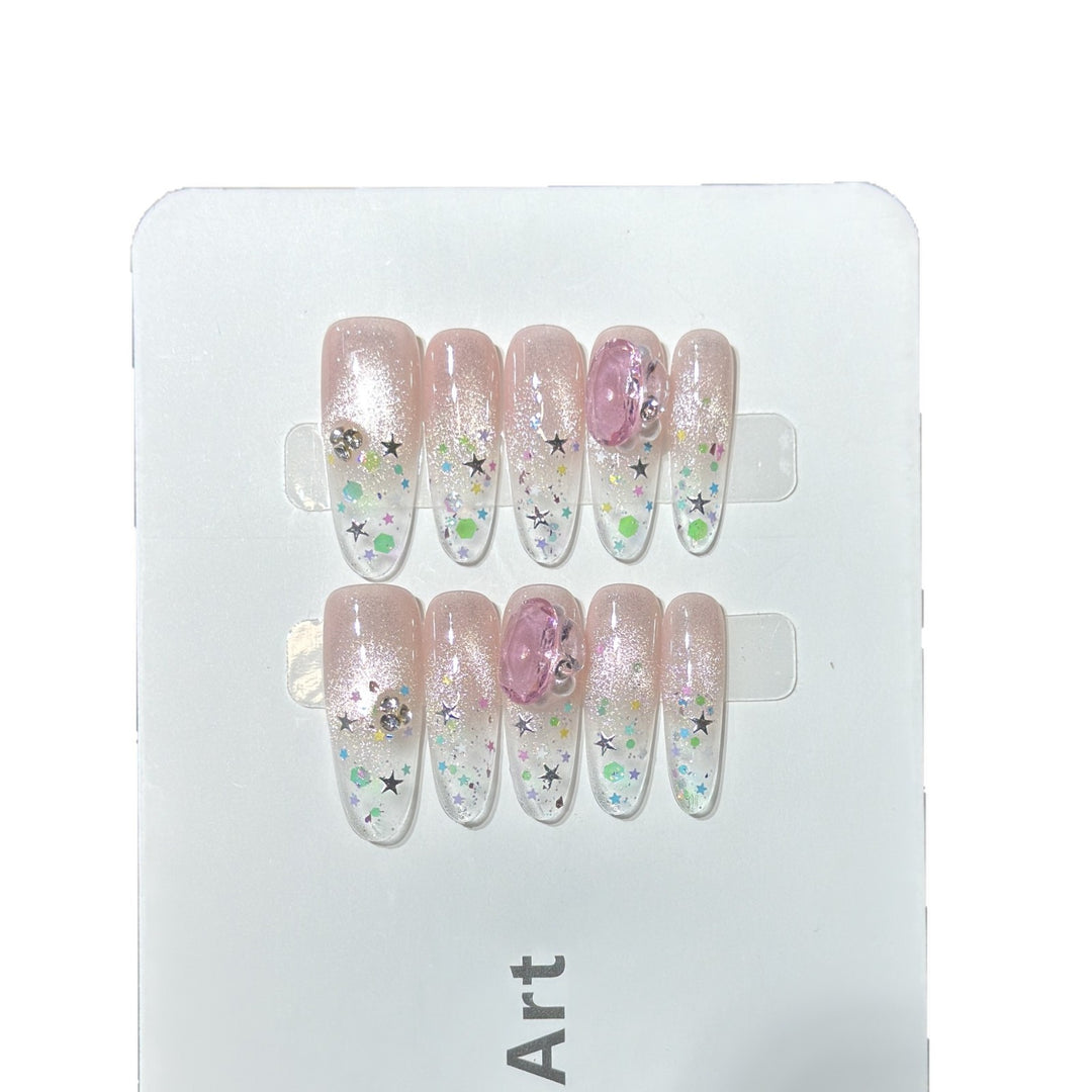 Decorative Press-On Nail Art Set Stornfield