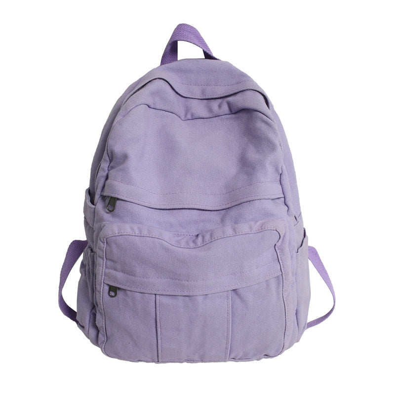 Multi-Functional Canvas School Backpack Stornfield