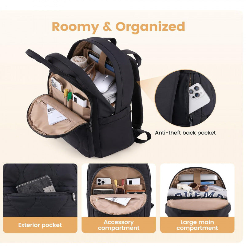 Eleganter Quilted Backpack Stornfield